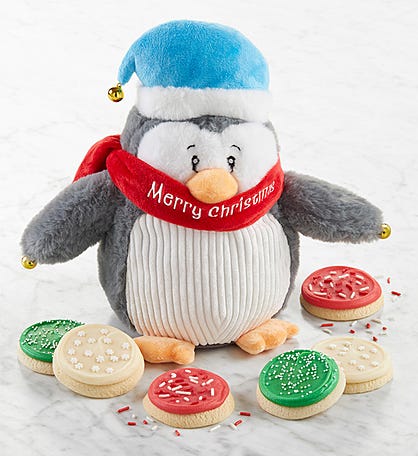 Holiday Penguin Plush